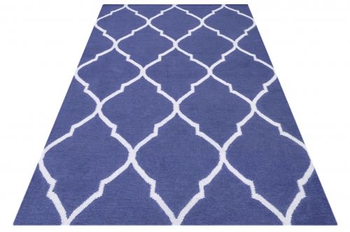 Kelim Caroline dark blue