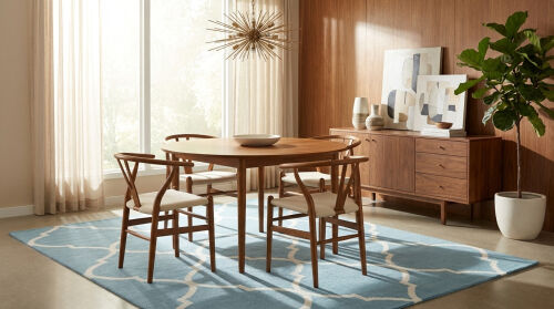 Kelim Caroline light blue