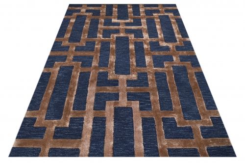 Metro dark blue/camel