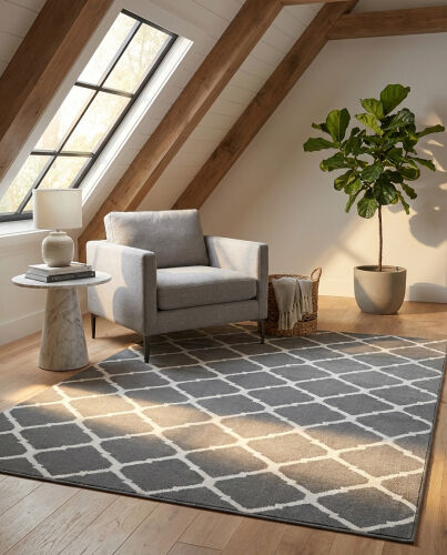 Kelim Julia dark grey