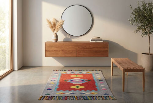 Kelim Country modern 368 red