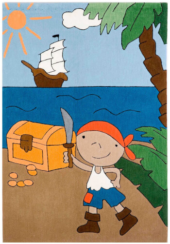 Dětský koberec Kids Treasure blue