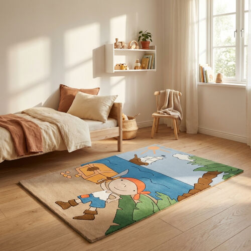 Dětský koberec Kids Treasure blue