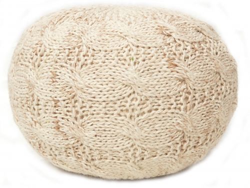 Pouf Oslo ivory