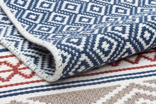 Kelim Arya 26 navy/beige