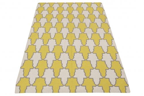 Kelim JP 11036 white/yellow