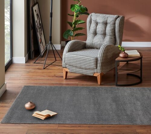 Shaggy Lotto plain antrazit