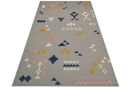 Kelim Mexico D37B grey