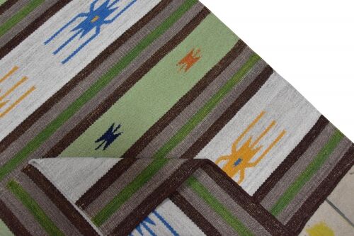 Kelim classic 11210 white/brown