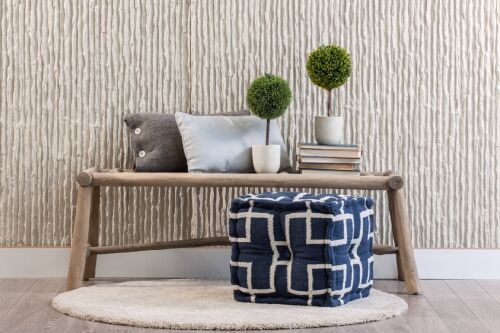Shaggy Comfort beige round