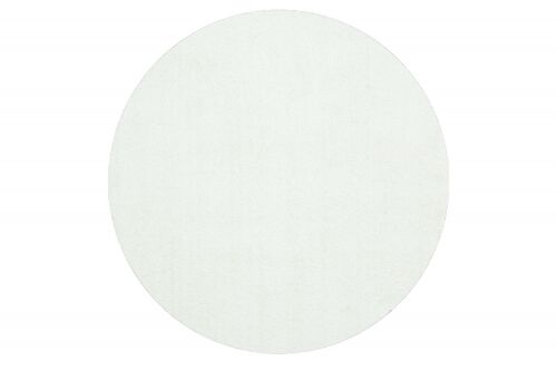 Shaggy Comfort white round