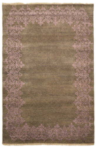 Damask 04 lila bordure