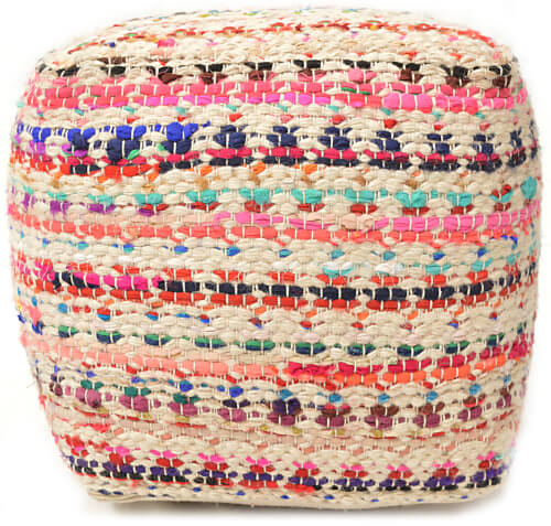 Pouf Prizma ivory/multi