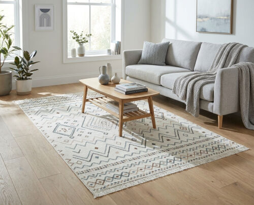 Kelim Arya 05 beige/blue