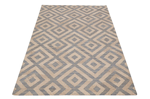 Kelim Luisa light blue/natural