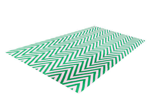 Kelim Zig Zag green