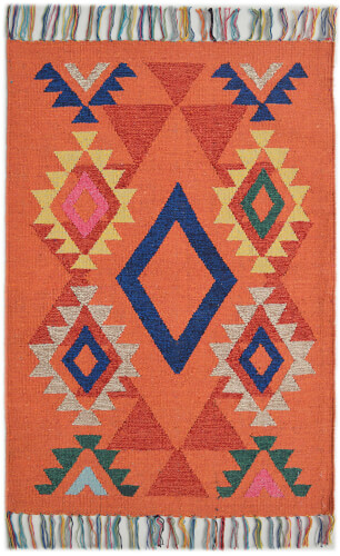 Kelim Country Modern 331 orange