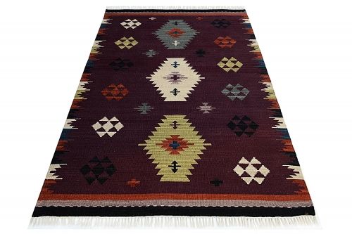 Kelim classic KL-161 purple multi