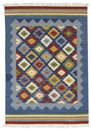 Kelim classic K-14 dark blue